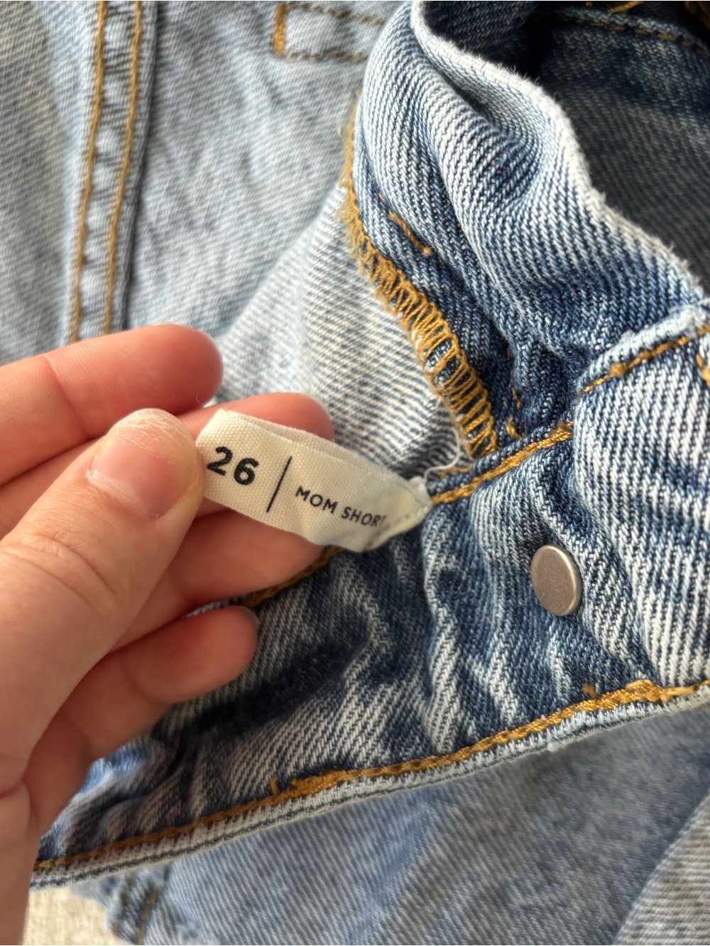 PacSun Light Blue Vintage Wash Denim Shorts - Picture 4 of 5